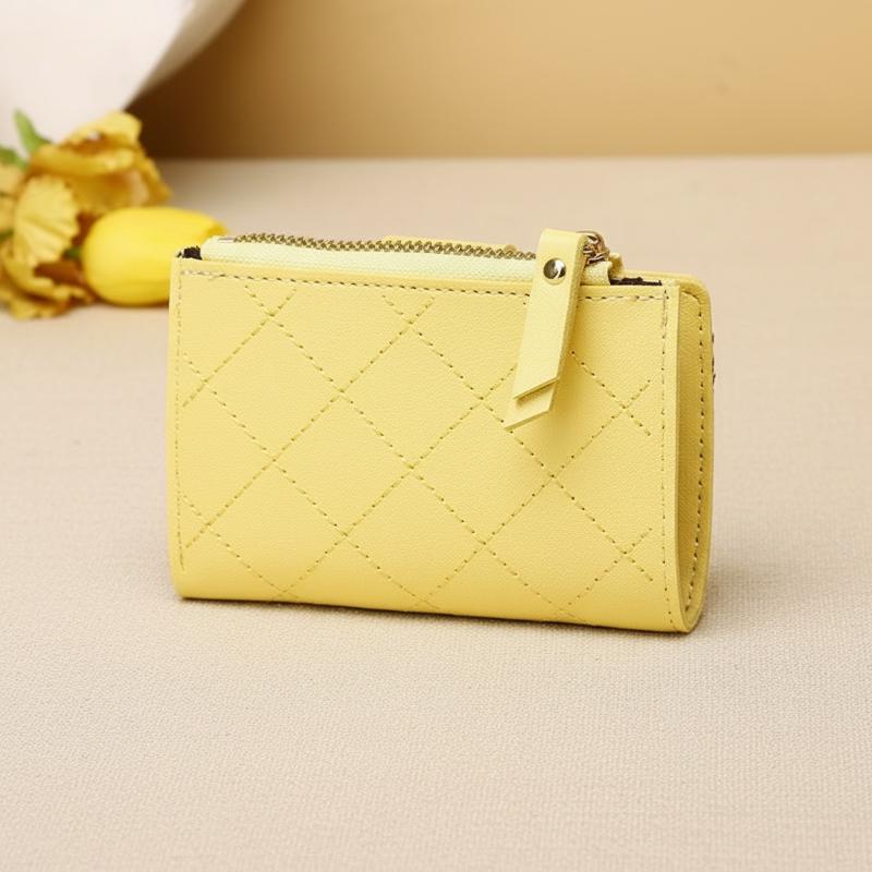 Women Bags Flipkart - Kurze faltbare Damen-Geldbörse aus PU-Leder mit