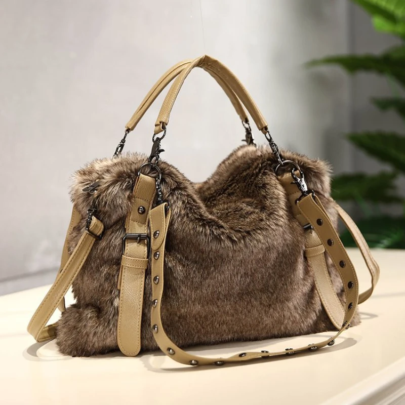 Women Bags Guess - Wollsamt Damen Trendige vielseitige Handtasche Modische