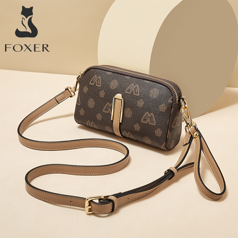 Women Bags Guess - FOXER Damen Kleine Umhängetasche Umhängetasche mit