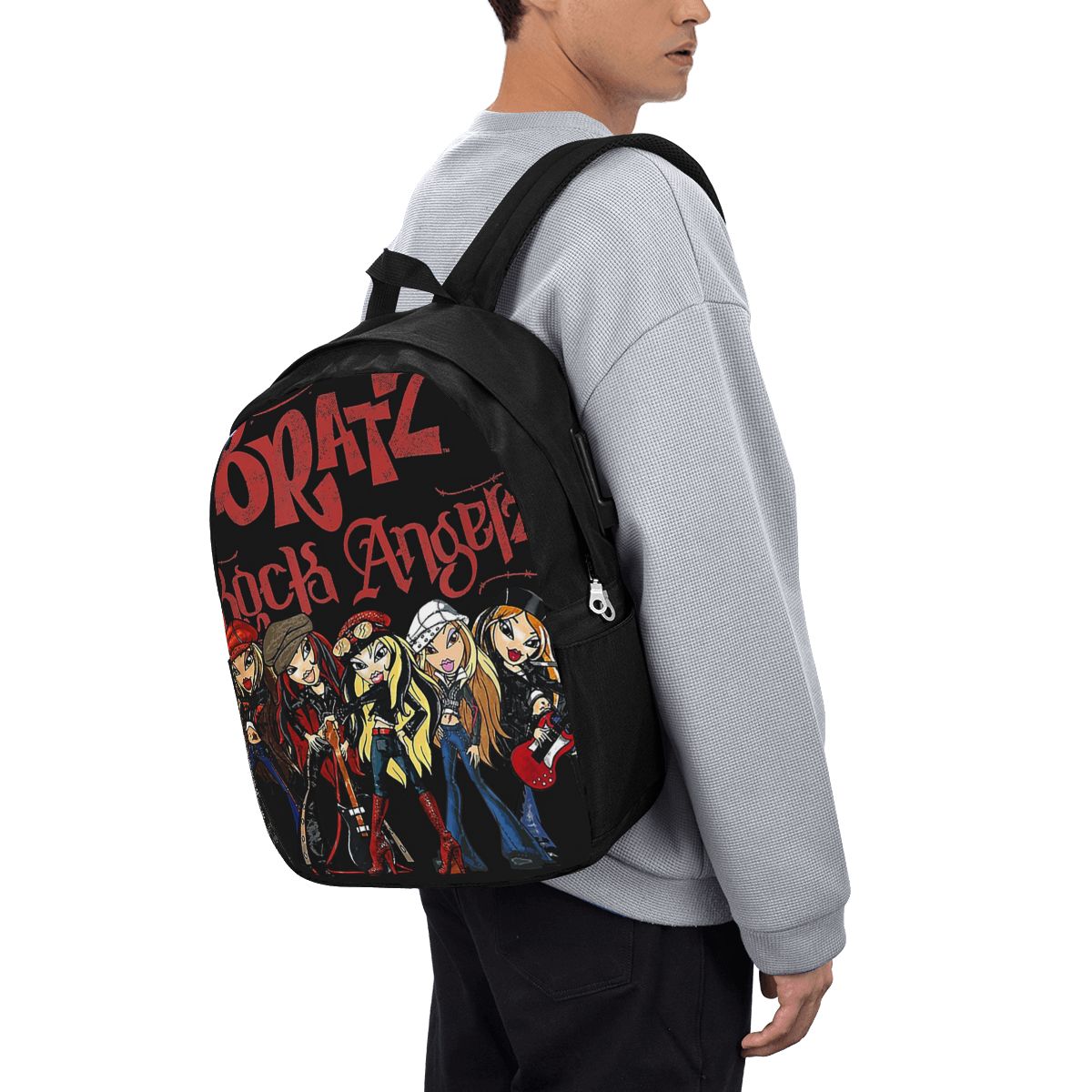 Women Bags Laptop - Bratz Rock Angelz Group Shot Rucksack,