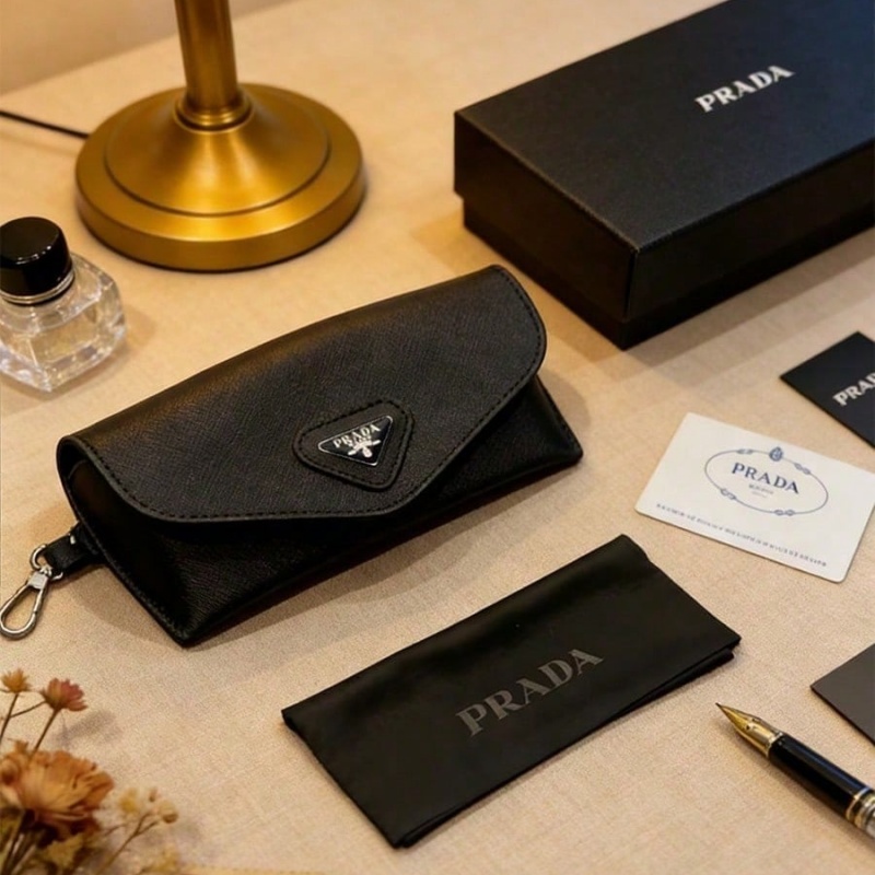 Prada Brillenetui aus schwarze – Women Bags Prada Bewertung und Preis