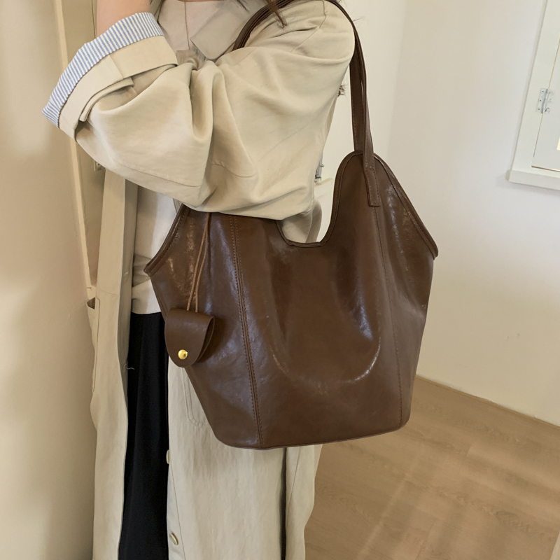 PU Einfarbig Nähen Mode Traget – Women Bags Branded Sale Bewertung und Preis