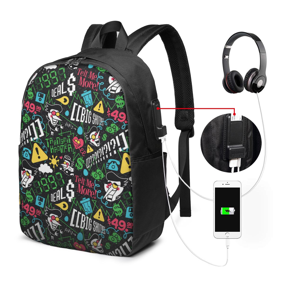 Deltarune SPAMTON G Rucksack,  – Women Bags Laptop Bewertung und Preis
