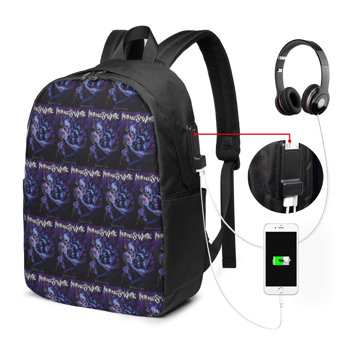 Motionless In White Rucksack,  – Women Bags Laptop Bewertung und Preis