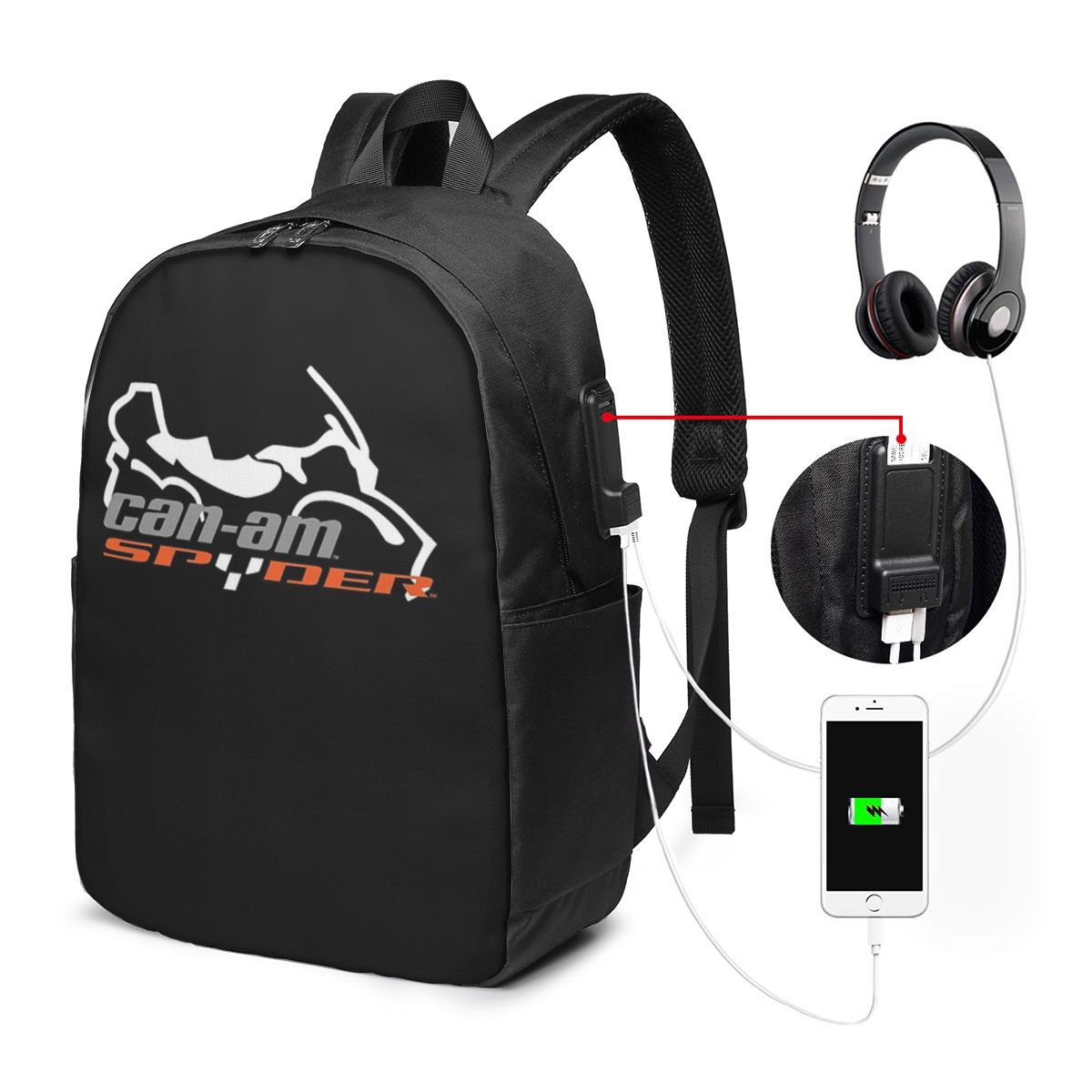 Can-Am BRP Motorrad-Rucksack,  – Women Bags Laptop Bewertung und Preis
