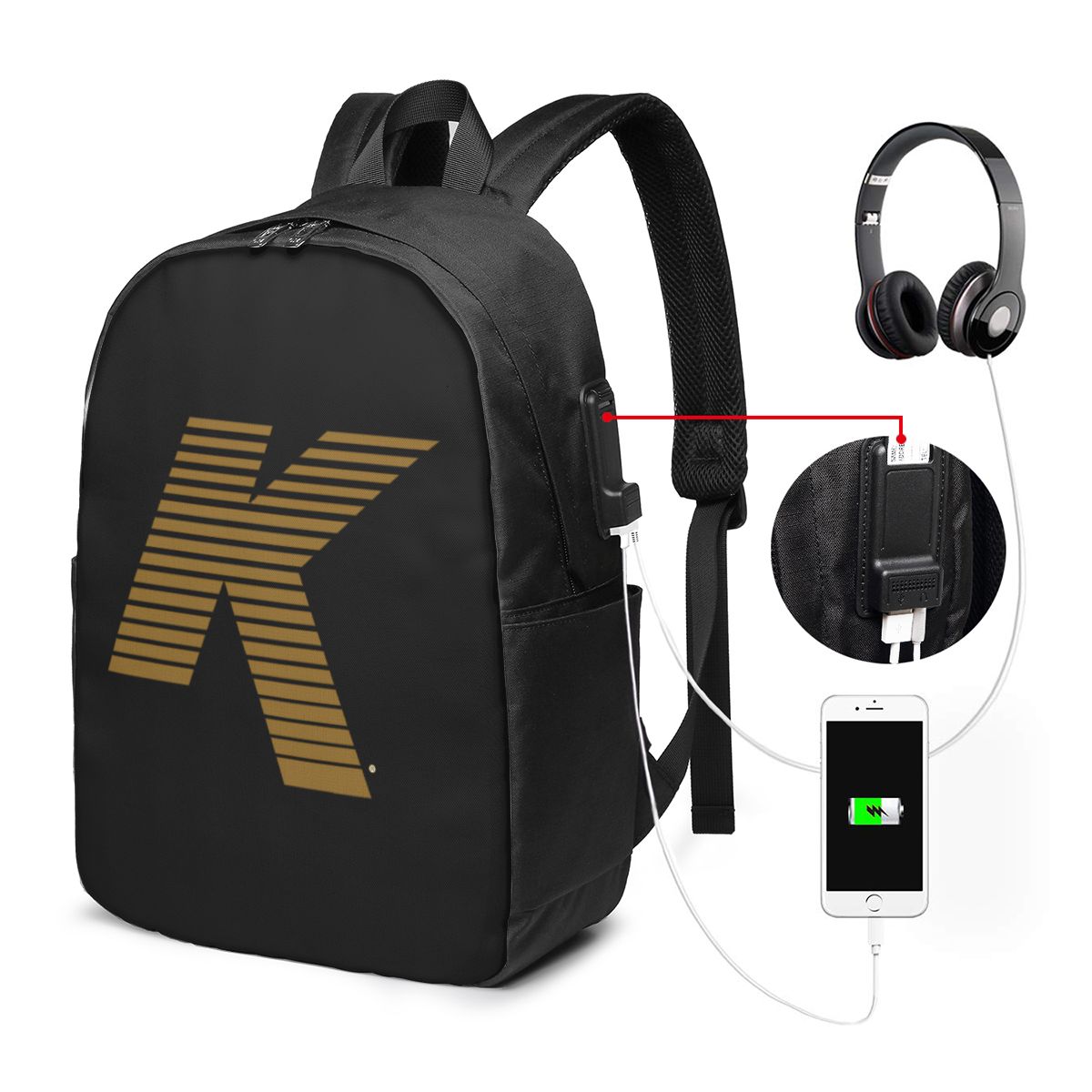 Zildjian K Logo Rucksack, Reis – Womens Backpack Bewertung und Preis