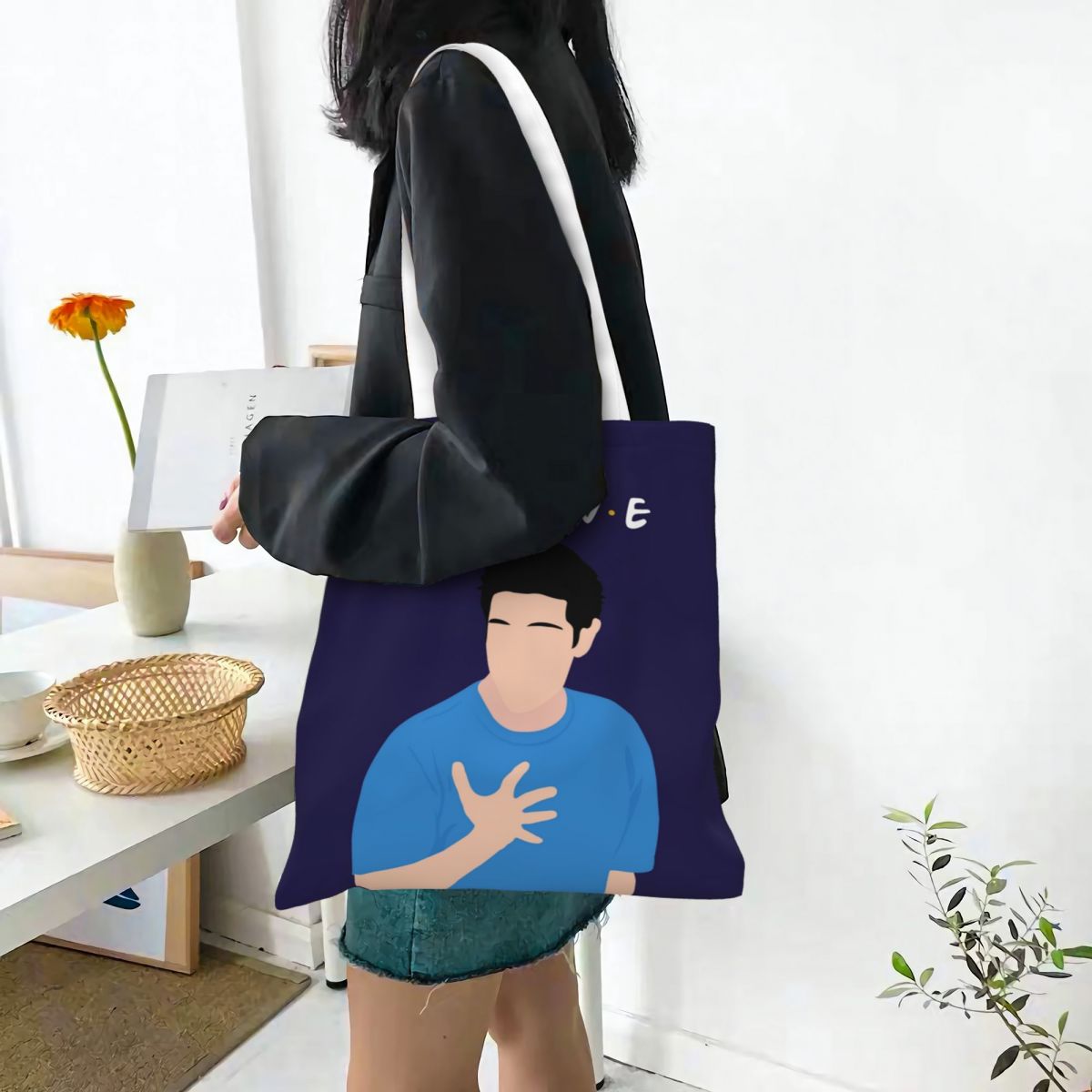 I'm Fine Canvas-Einkaufstasche – Women Bags Ross Bewertung und Preis