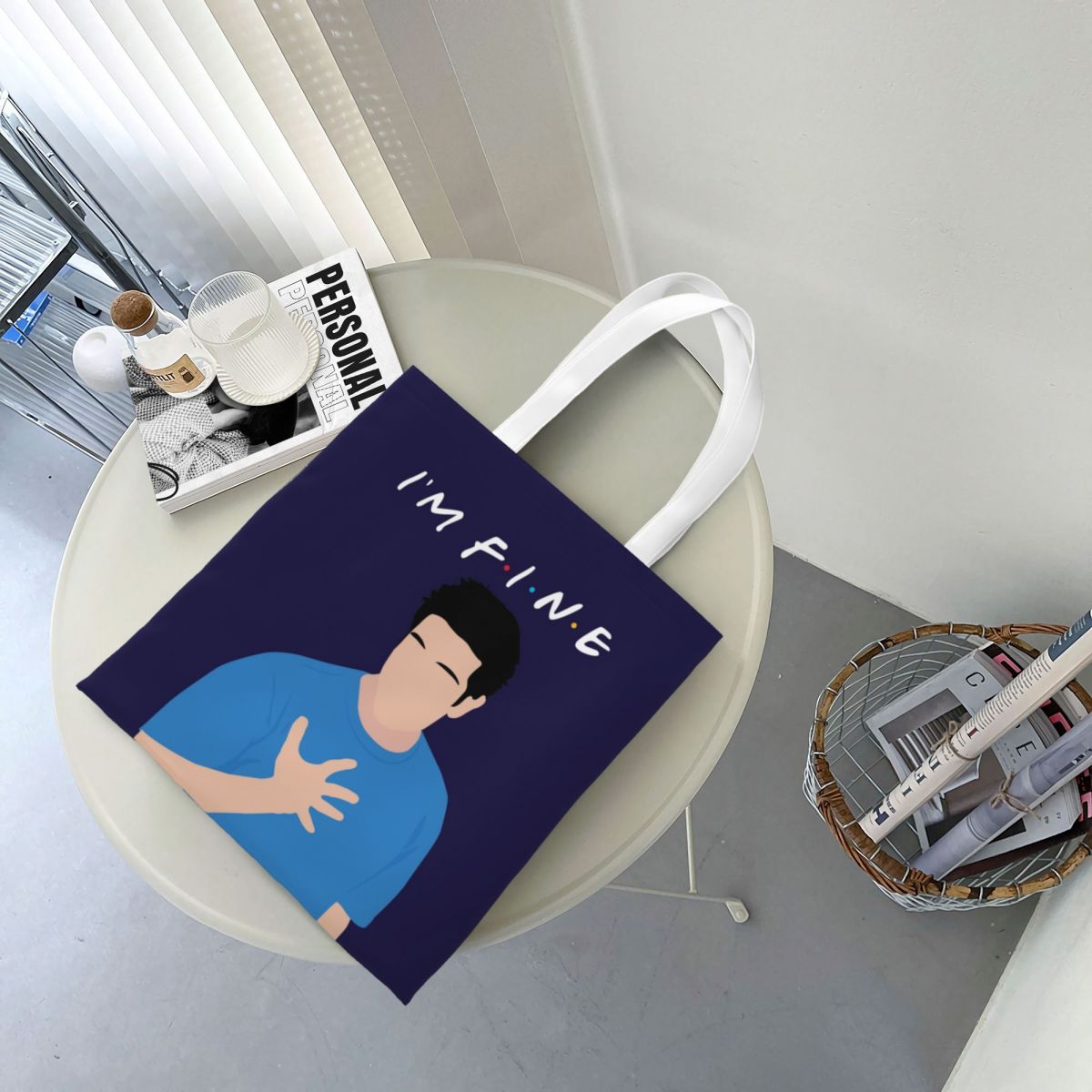 I'm Fine Canvas-Einkaufstasche – Women Bags Ross Bewertung und Preis