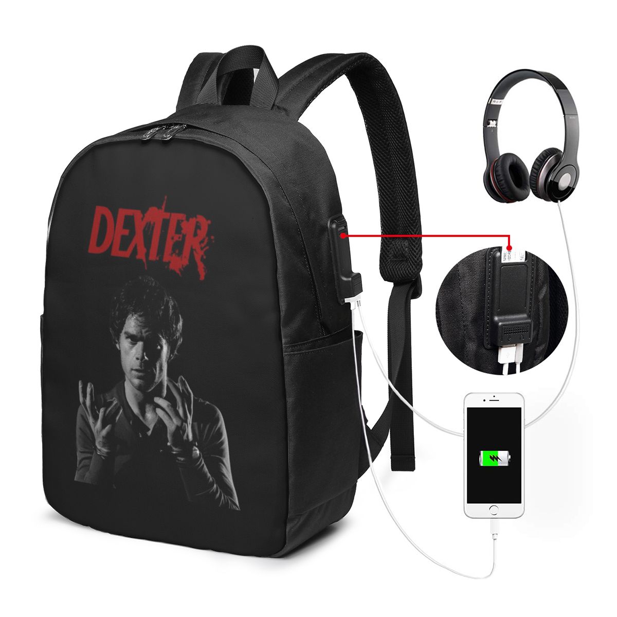 Movie Dexter Morgan Rucksack,  – Womens Backpack Bewertung und Preis
