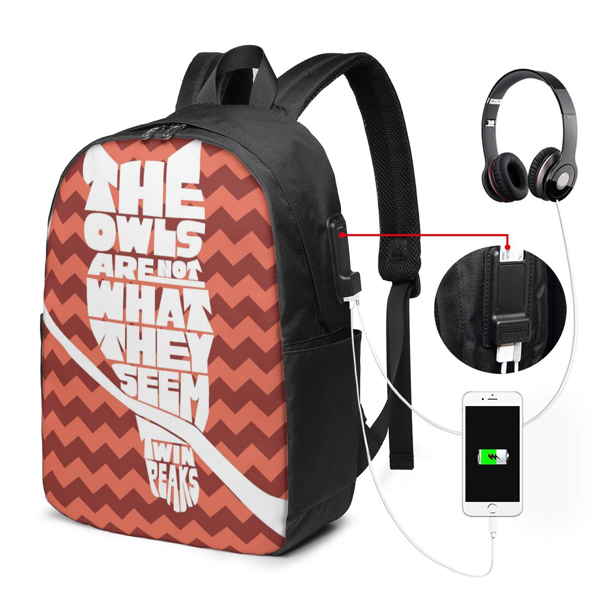 Twin Peaks Red Room Rucksack,  – Women Bags Laptop Bewertung und Preis