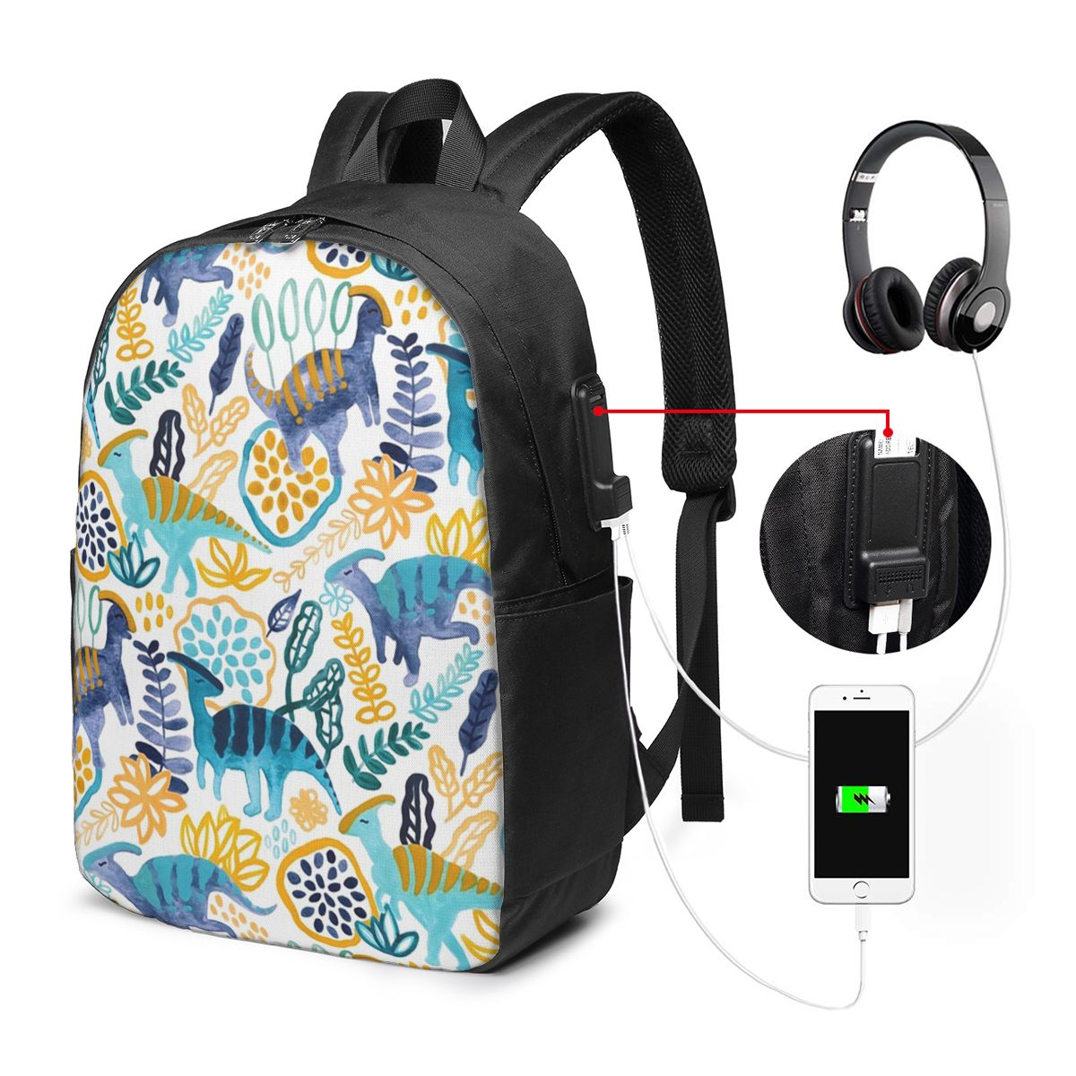 Gouache Parasaurolophuses Ruck – Women Bags Laptop Bewertung und Preis